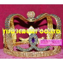 Headband grande de ouro e de costume princesa king custom tiaras crowns